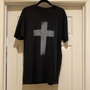 Crazy Cool cross large t shirt